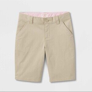 Girls Uniform Chino Shorts - Cat And Jack Khaki 18 Plus